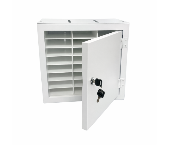 Zamykane etui BTOK24 na 24 smartfony - brązowe