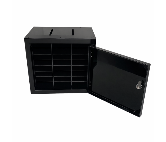 Zamykane etui BTOK24 na 24 smartfony - brązowe