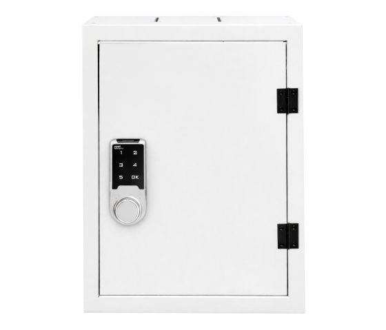 Zamykane etui BTOK36 na 36 smartfonów - białe