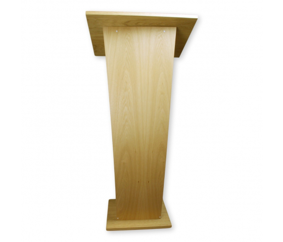 Wooden lectern Castor - walnut colour