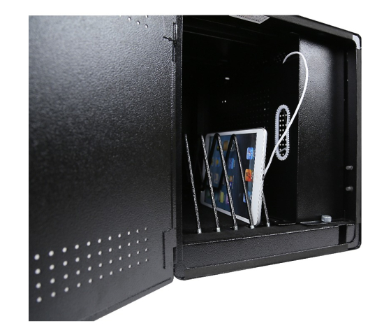 NoteBox charging cabinet for 5 tablets and laptops - USB-C or power plugs