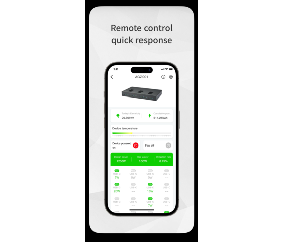 Armario cargador USB-C 1000 W para 16 portátiles y tablets - Gestión remota - cerradura de combinación