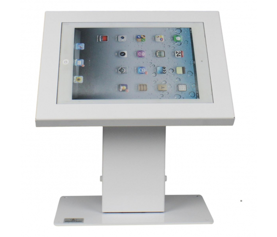 Soporte de mesa para tablets Chiosco Securo XL para tablets de 13-16 pulgadas - blanco