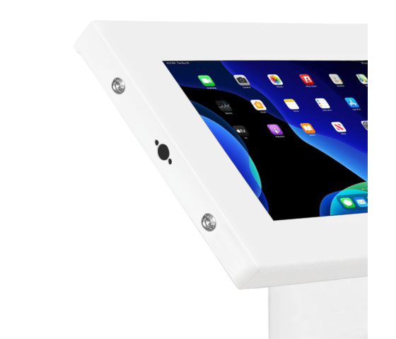 Tablet vloerstandaard Chiosco Securo L voor 12-13 inch tablets - wit