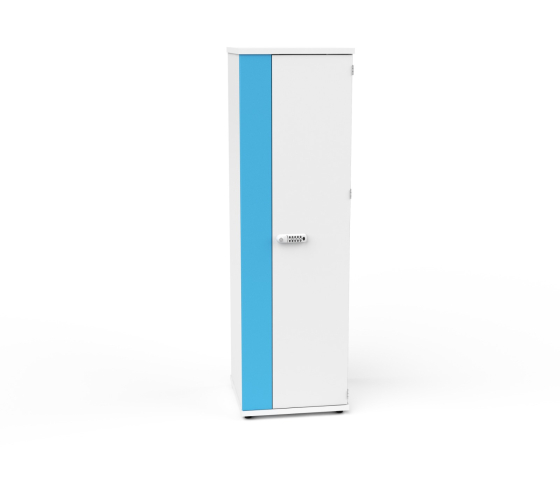 High USB-C charging cabinet for 32 laptops and tablets including USB-C cables - CHRGSUC-LS-32-R# - RFID lock