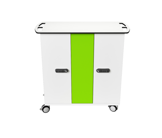 Carrello di ricarica per 16–32 iPad e tablet con gestione remota - Zioxi onView - prese di alimentazione