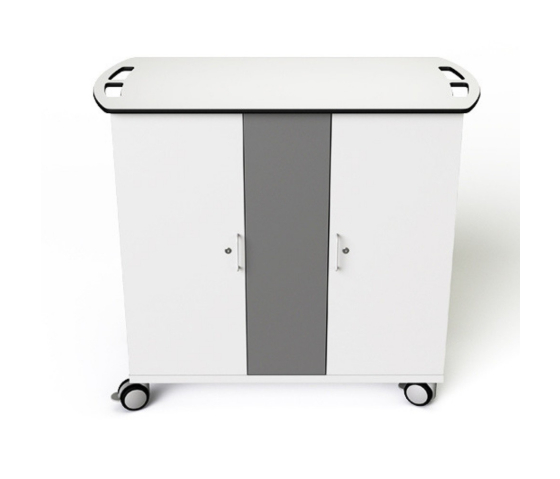 Zioxi USB-C charging cart for 32 Chromebooks and Mobile devices to 14 inch - key lock
