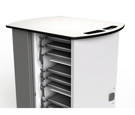 Zioxi USB-C charging cart for 32 Chromebooks and Mobile devices to 14 inch - RFID lock