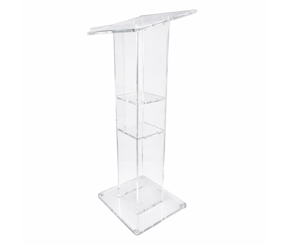Acrylic lectern Crystal - clear