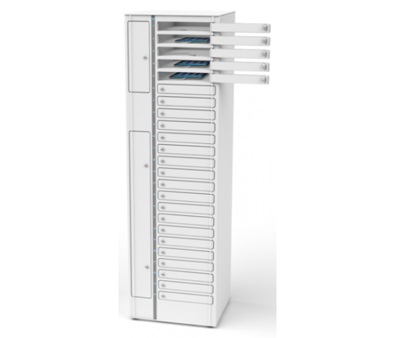 Zioxi Volt bay Tablet charging locker VTB1-24S-UA-CP for 24 Tablets up to 14 inches - combination lock - USB-A