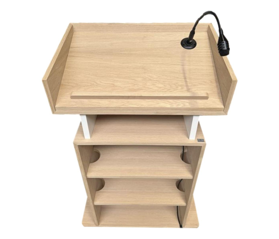 Wood lectern Majestic - oak color