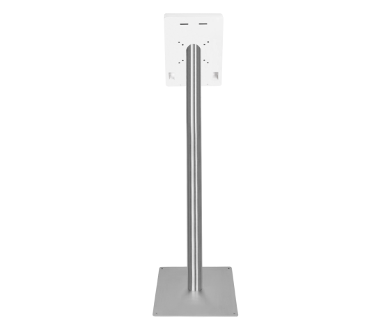 Supporto da pavimento per iPad Fino per iPad Air 11 pollici 2025 - bianco/acciaio inossidabile