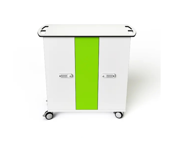 Carro de carga USB-C Zioxi CHRGTUC-TB-40-C para 40 tabletas de hasta 10,5 pulgadas - cerradura con código digital