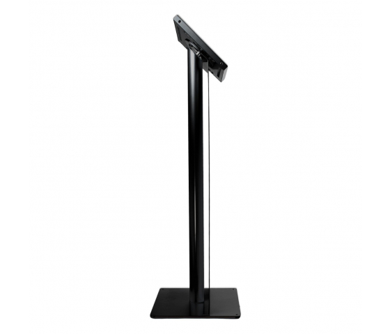Tablet floor stand with display plate Securo M for 9-11 inch tablets - black