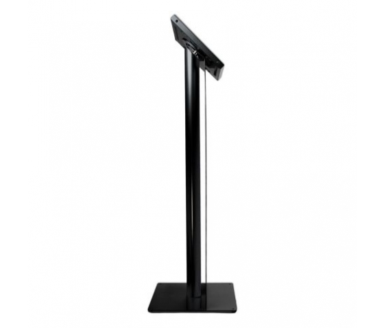 Tablet floor stand with display Securo L for 12-13 inch tablets - black