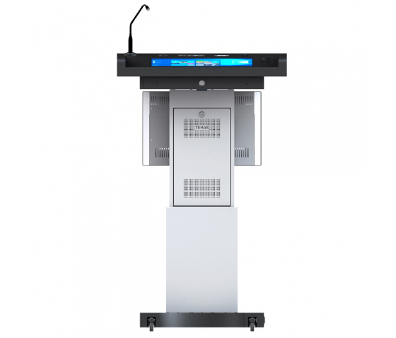 Height-adjustable digital lectern Helsinki