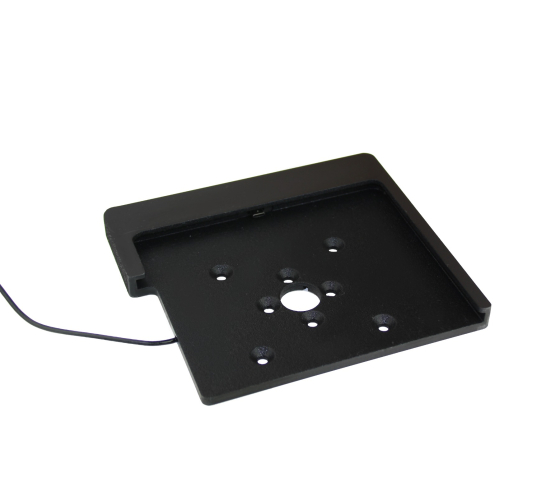 Domo Slide Tablet-Wandhalterung flach mit Ladefunktion für das HONOR Pad X8a - Schwarz