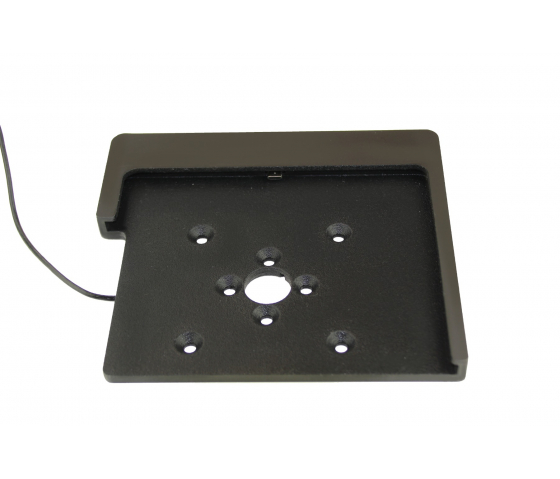 Domo Slide wandhouder vlak met laadfunctionaliteit voor iPad Mini 8.3 inch - zwart