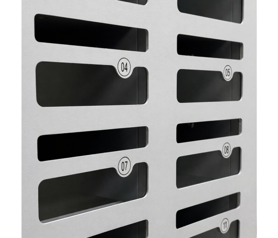 Metall-Handygarage Drop&Safe 36 mit Einwurfschlitz für 36 Handys