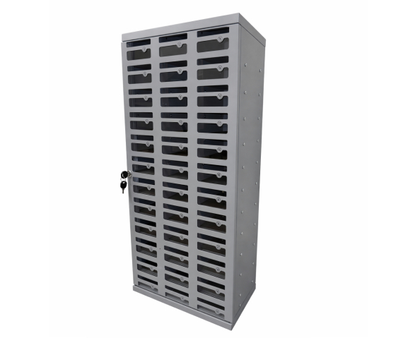 Metall-Handygarage Drop&Safe 36 mit Einwurfschlitz für 36 Handys