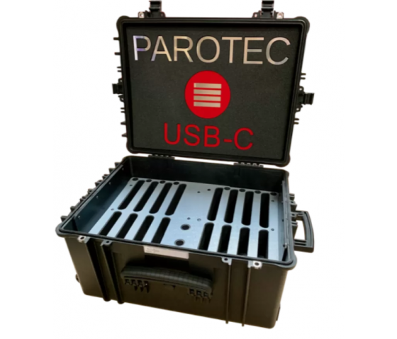 Parotec oplaadkoffer MRC16 USB-C voor 16 apparaten tot 11 inch