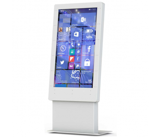 Colonna informativa digitale touchscreen da 32 pollici Dublino