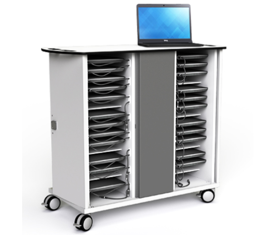 Zioxi charging cart for 16, 20 or 32 Chromebooks and Mobile devices to 14 inch