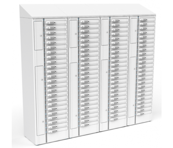 Zioxi Volt bay Chromebook charging locker VCB1-24S-M-CP for 24 Chromebooks up to 14 inch - digital code lock - power strip