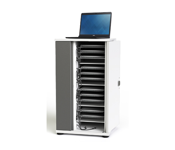 Armario de carga para Chromebook Zioxi CHRGC -CB -20 para 20 Chromebooks de hasta 14 pulgadas - cierre con llave