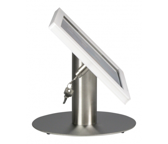 Tablet desk stand Fino for Microsoft Surface Pro 12.3 - white/ stainless steel