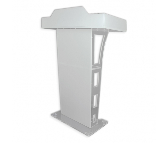 Acrylic lectern Fire - clear