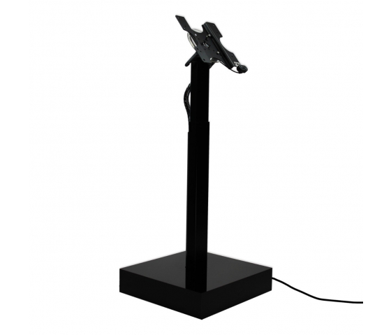 Electronic height adjustable monitor floor stand Suegiu Modulare - black