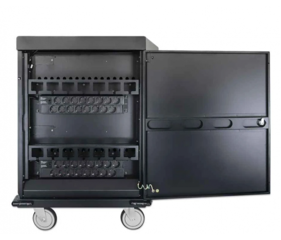 MH UVC Charging Cart with 32 USB-A Ports and 32 AC Outlets