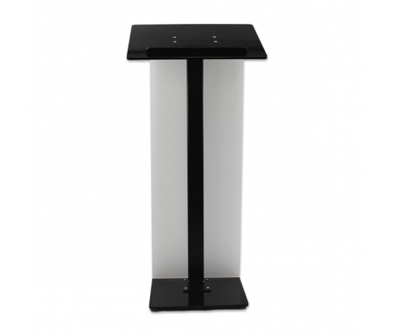 Metal/Acrylic black lectern Gomez