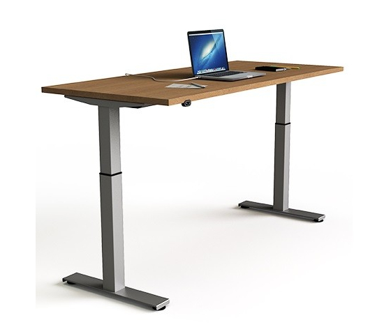 Elektriskt höj- och sätesjusterbart skrivbord 100 cm brett