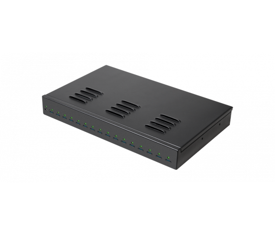 16 Port USB-C 1000W Lade-Hub - schwarz