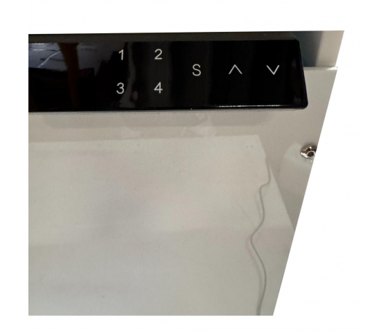 Height-adjustable Acrylic lectern Simple Move - white
