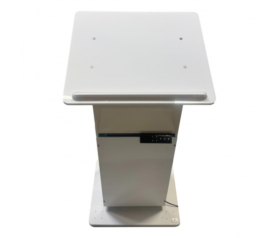 Height-adjustable Acrylic lectern Simple Move - white