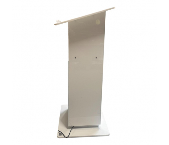 Height-adjustable Acrylic lectern Simple Move - white