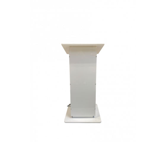 Height-adjustable Acrylic lectern Simple Move - white