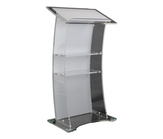 Acrylic lectern Bridge - satinised