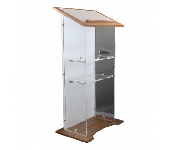 Wood/acrylate lectern Ensemble - satin