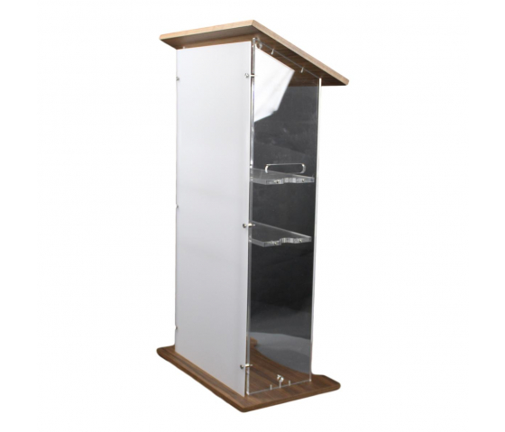 Wood/acrylate lectern Ensemble - satin