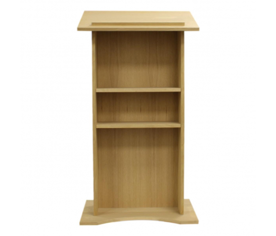 Wooden lectern Rhea - oak colour 