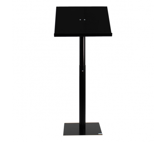 Height-adjustable metal/Acrylic lectern Vivaldi - black