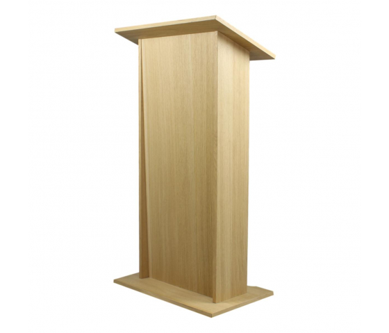 Wooden lectern Rhea - oak colour 
