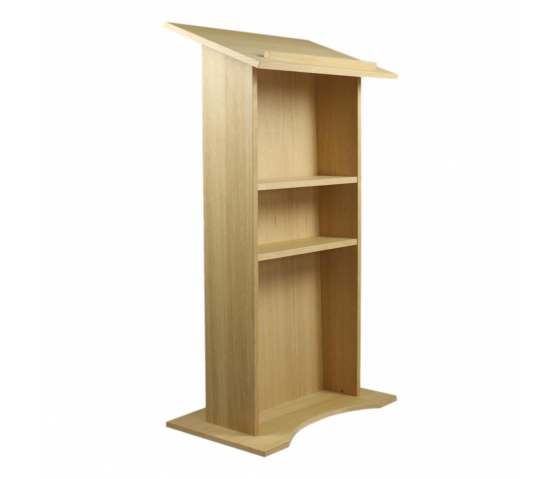 Wooden lectern Rhea - oak colour 