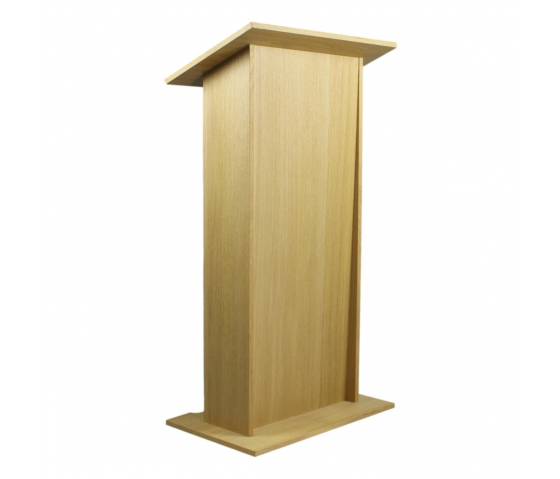 Wooden lectern Rhea - oak colour 