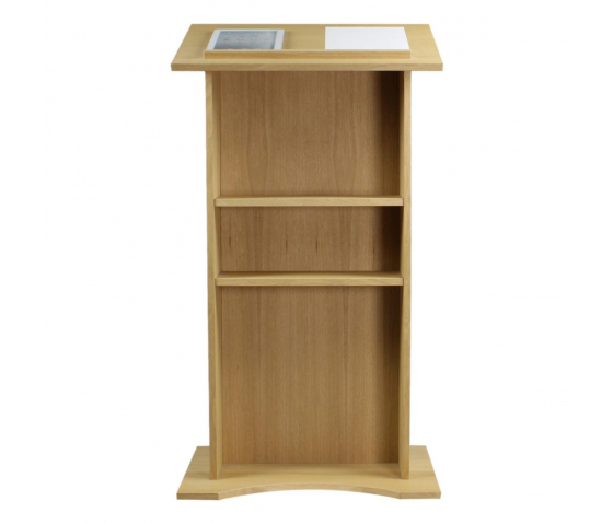 Wooden lectern Rhea - oak colour 