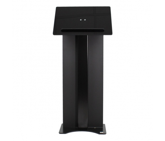 Metal/Acrylic black lectern Giraldo